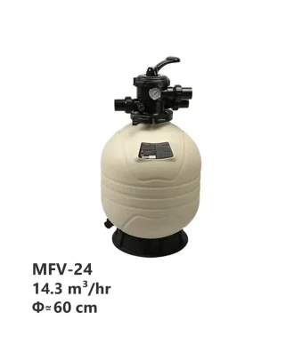 1sand filter emaux mfv 24 - آقای استخر ایران ارائه دهنده خدمات و تجهیزات استخر سونا و جکوزی برگه