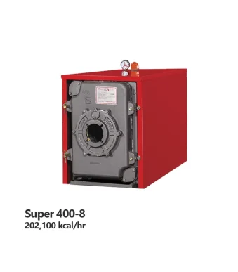 cast iron boiler chauffagekar super400 8 - آقای استخر ایران ارائه دهنده خدمات و تجهیزات استخر سونا و جکوزی برگه